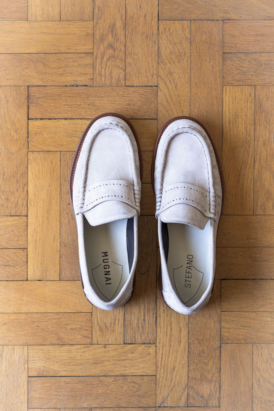 Giorgio Loafer, mocassino suede uomo - Stefano Mugnai